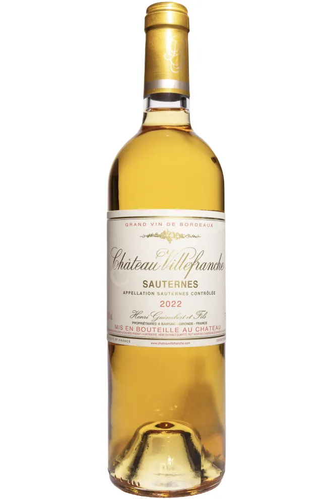 Вино Chateau Villefranche Sauternes 2022 0.75 л