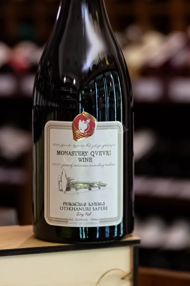 В магазине Крю Профи Winery Khareba Monastery Qvevri Wine Otskhanuri Sapere 2021 0.75 л