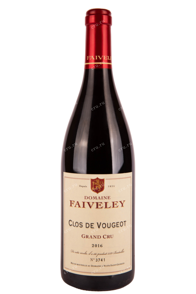 Вино Faiveley Clos de Vougeot Grand Cru 2016 0.75 л