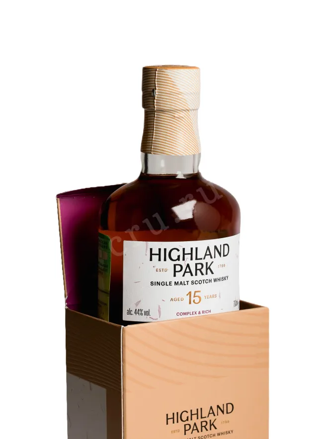 В подарочной коробке Highland Park 15 years in gift box 0.7 л