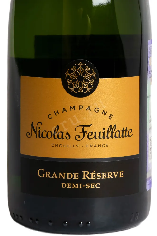 Этикетка Nicolas Feuillatte Grande Reserve Demi-Sec 0.75 л