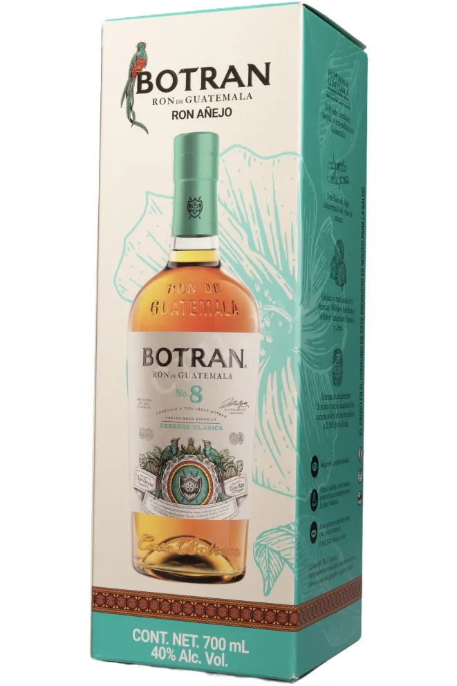 Подарочная коробка Botran №8 Reserva Clasica in gift box 0.7 л