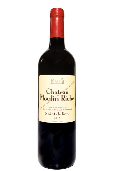 Вино Chateau Moulin Riche Saint-Julien AOC 2015 0.75 л