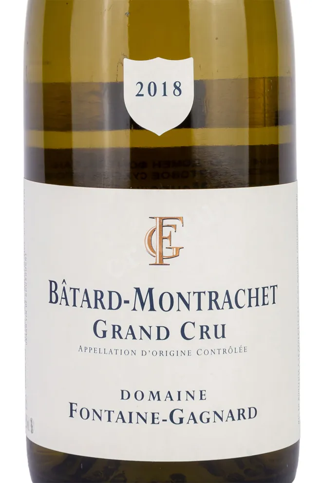Этикетка Batard-Montrachet Grand Cru Domaine Fontaine-Gagnard  2018 0.75 л