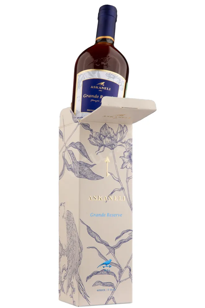 В подарочной коробке Askaneli Grande Reserve 2016 0.5 л