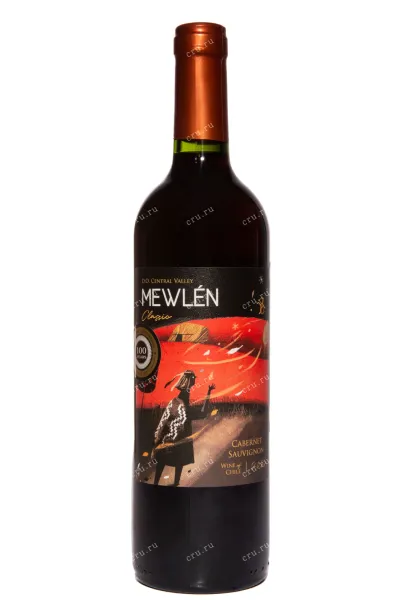 Вино Mewlen Classic Cabernet Sauvignon Central Valley DO 2022 0.75 л