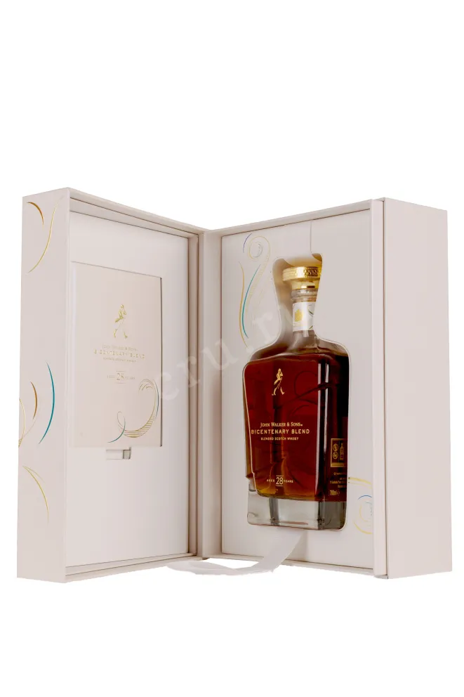 В подарочной коробке John Walker & Sons Bicentenary Blend 28 Years Old 0.7 л
