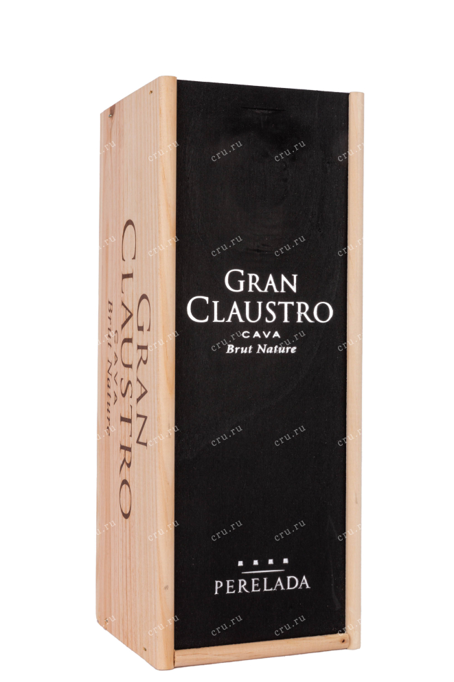 Деревянная коробка Gran Claustro Gran Reserva Brut Nature wooden box 2017 0.75 л