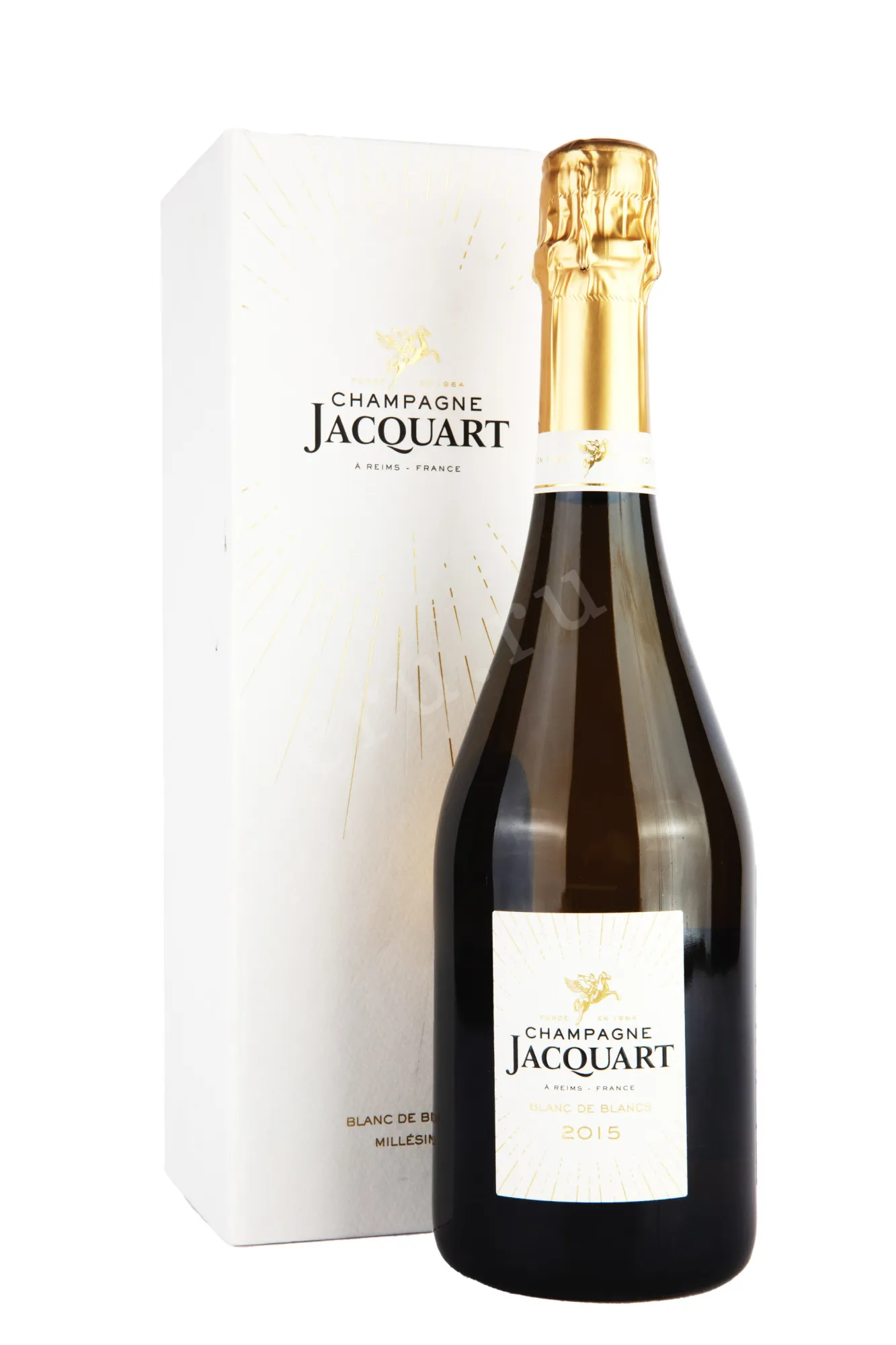 Фото — Шампанское Jacquart Blanc de Blancs Vintage gift box 2015 0.75 л