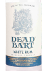 Этикетка Dead Bart White 0.7 л