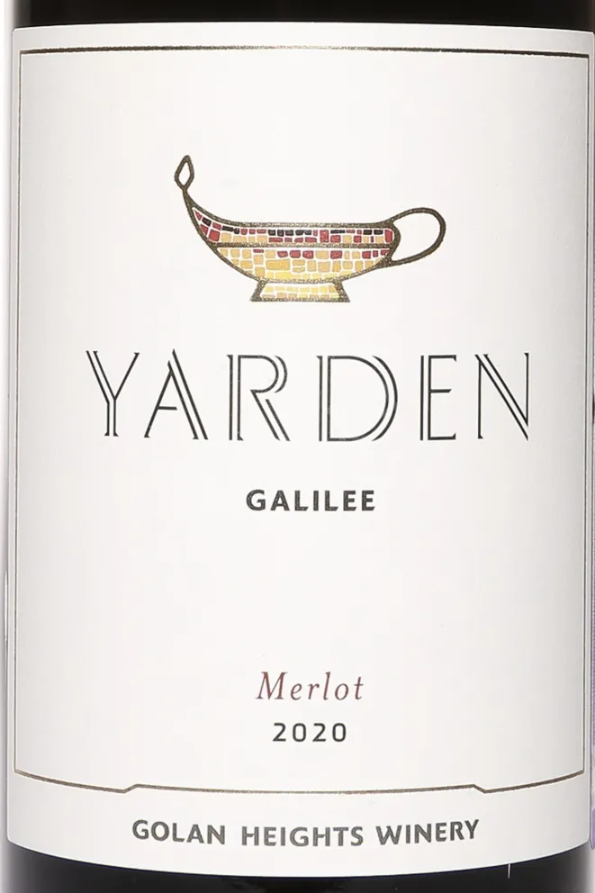 Этикетка Yarden Galilee Merlot 2020 0.75 л