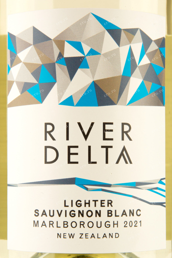 Этикетка River Delta Marlborough Sauvignaun Blanc Lighter 2021 0.75 л