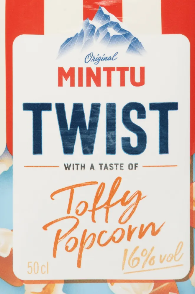 Этикетка Minttu Twist Toffy Popcorn 0.5 л