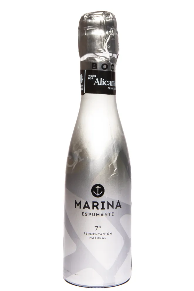 Игристое вино Marina Espumante Fermentacion Natural 2022 0.2 л