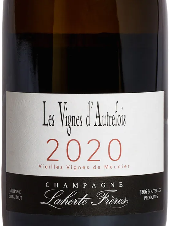 Этикетка Laherte Freres Les Vignes d'Autrefois Millesime 2020 0.75 л