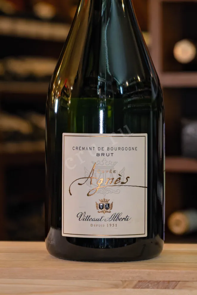 В магазине Крю Профи Vitteaut-Alberti Cuvee Agnes Brut Cremant de Bourgogne 2020 0.75 л