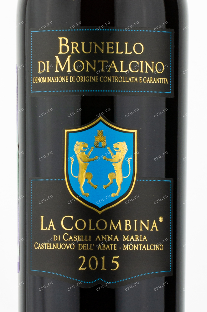 Этикетка вина La Colombina Brunello di Montalcino 2015 0.75 л