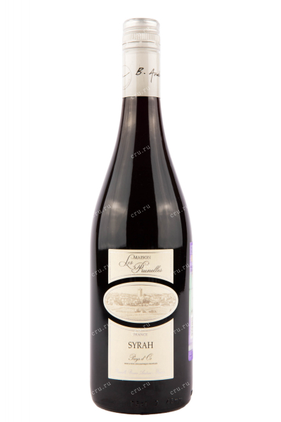 Вино Maison les Prunelles Syrah 2021 0.75 л