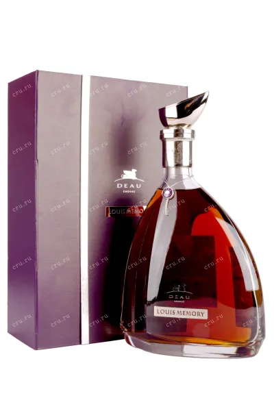 Коньяк Deau Louis Memory gift box  1 л