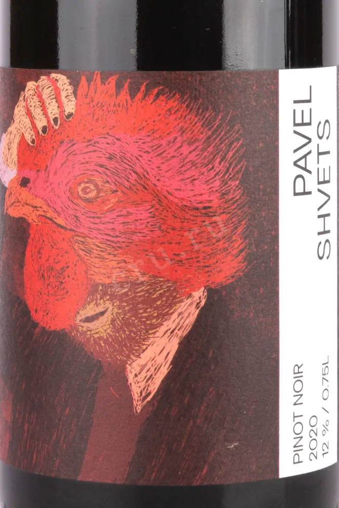 Этикетка Pinot Noir Pavel Shvets 2020 2020 0.75 л