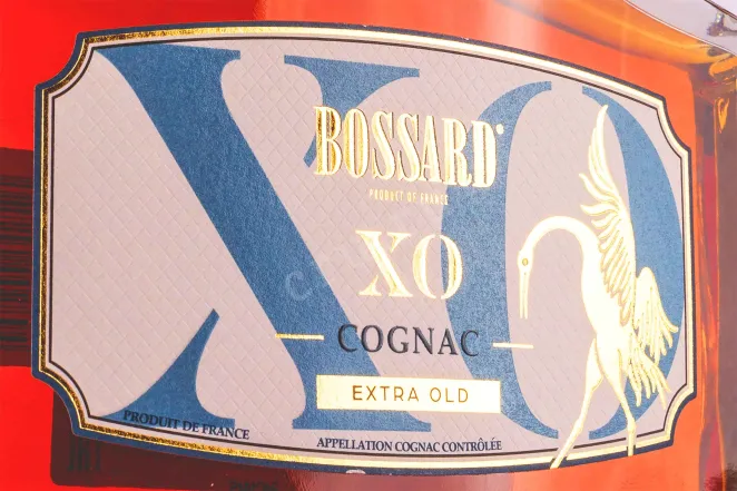 Этикетка Bossard  XO Extra Old in gift box 0.7 л
