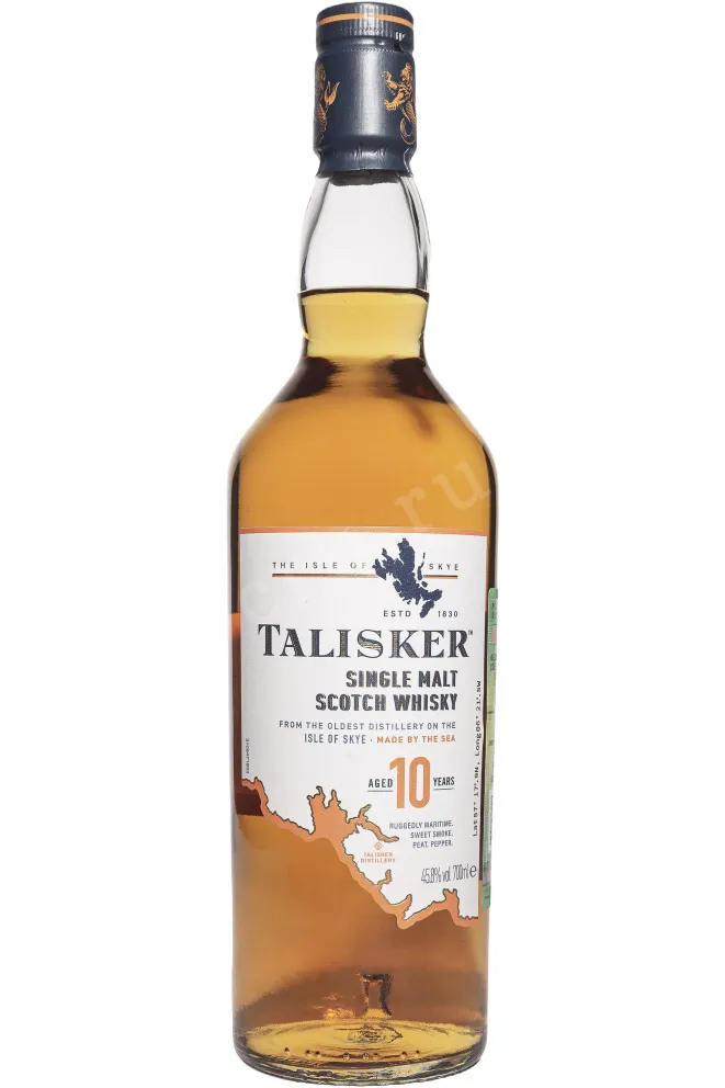 Бутылка Talisker 10 Years Old in gift box with glass 0.7 л
