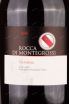 Этикетка Rocca di Montegrossi Geremia 2016 3 л