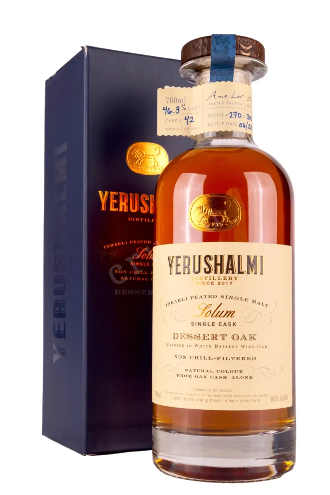 Виски Yerushalmi Solum Dessert Oak gift box  0.7 л