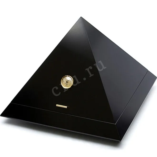 Humidor Adorini "Pyramid L Deluxe" Black 100 Cigars