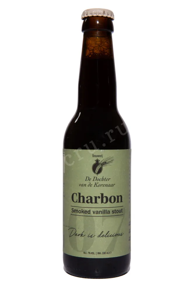 Пиво Brouwerij De Dochter van de Korenaar Charbon Smoked Vanilla-Stout  0.33 л