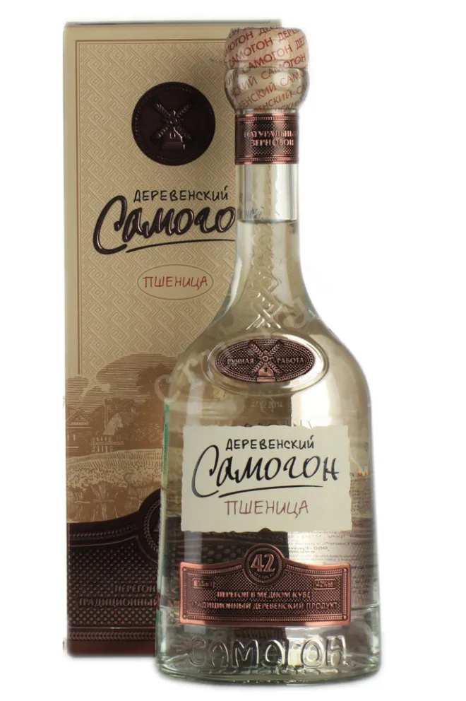 Водка Деревенский Самогон Пшеница в п/у  0.5 л