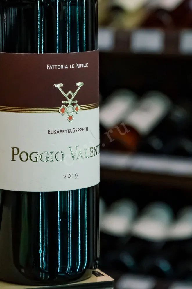 В магазине Крю Профи Fattoria Le Pupille Poggio Valente Rosso Toscana IGT 2019 0.75 л