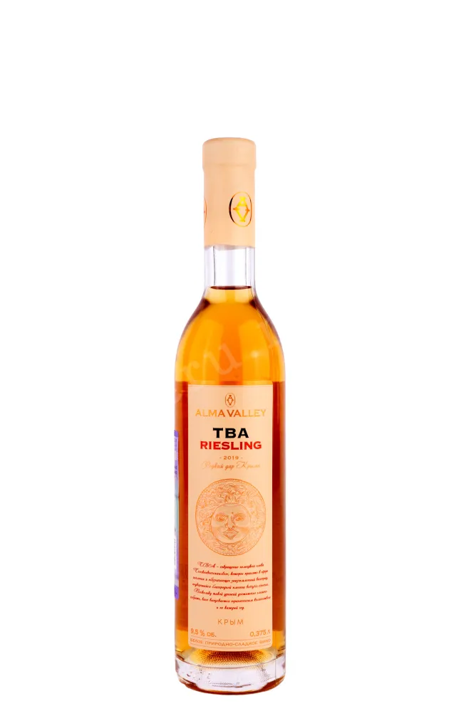 Бутылка Alma Valley Riesling TBA in tube 2019 0.375 л