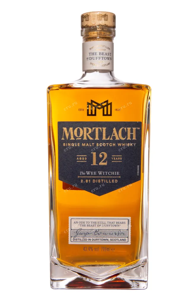 Бутылка Mortlach 12 years 0.7 л