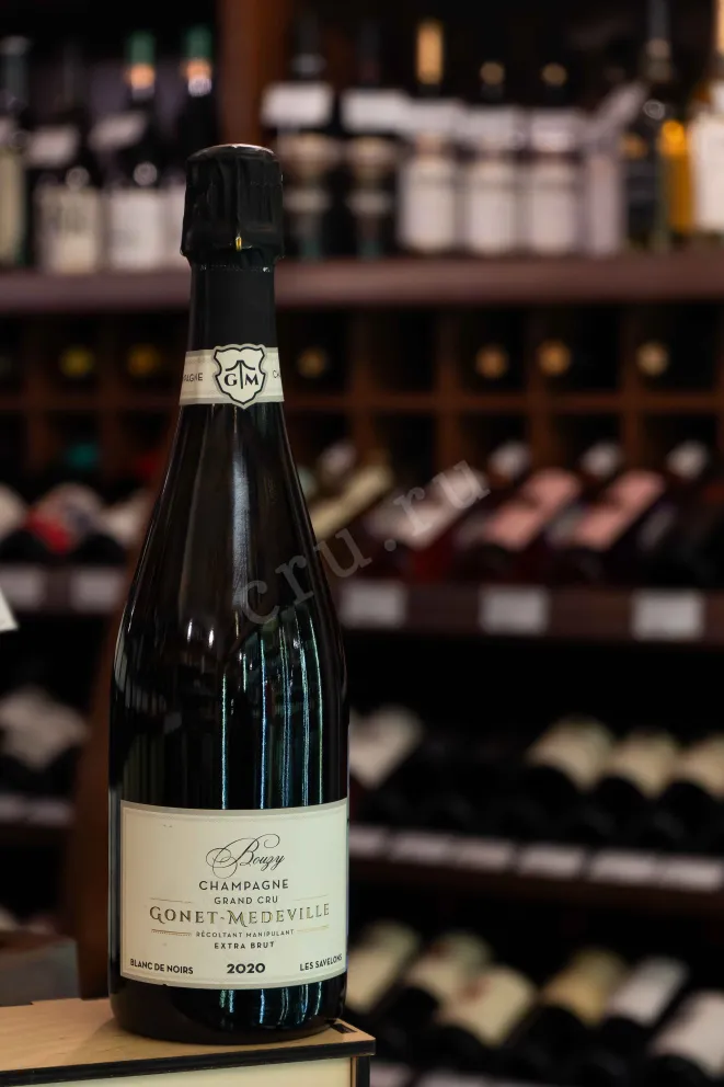 В магазине Крю Профи Gonet-Medeville Bouzy Les Savelons Blanc de Noirs Grand Cru 2020 0.75 л