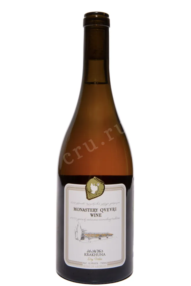 Вино Winery Khareba Monastery Qvevri Wine Krakhuna 2022 0.75 л