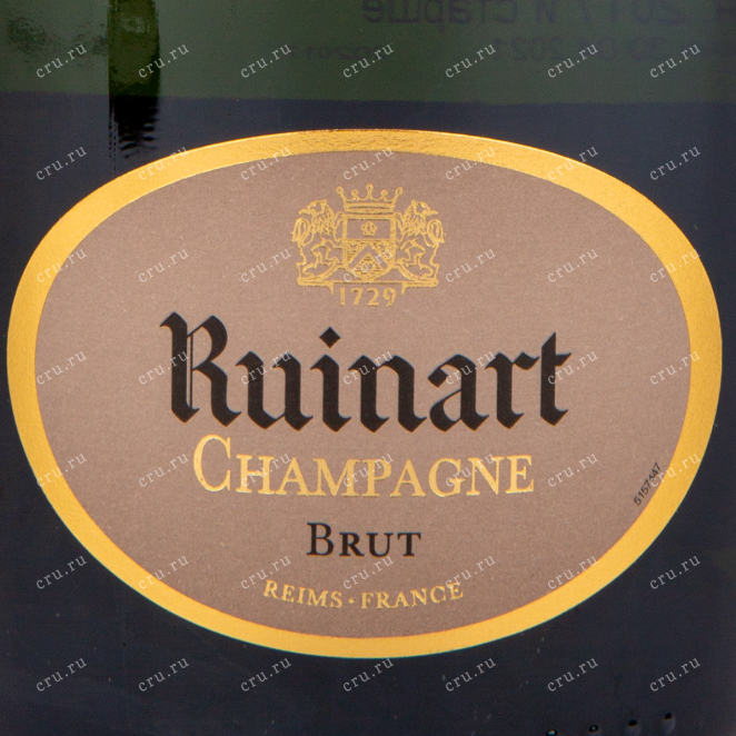 Этикетка игристого вина Ruinart Brut 0.75 л