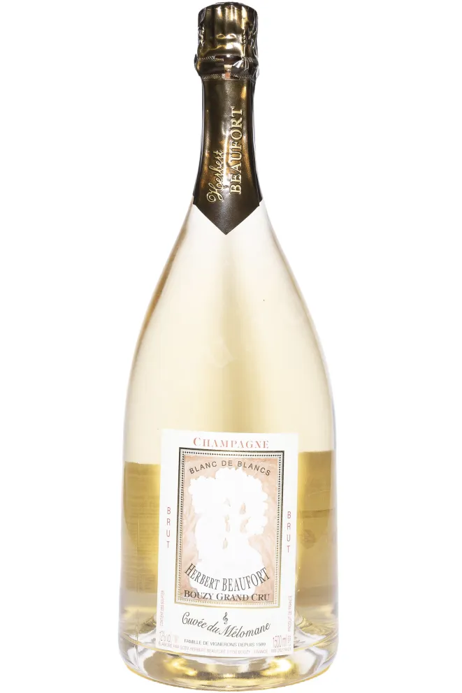 Бутылка Herbert Beaufort Cuvee du Melomane Blanc de Blancs Bouzy Grand Cru 2022 1.5 л