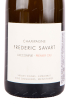 Этикетка игристого вина Frederic Savart L'Accomplie Premier Cru 0.75 л