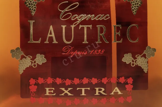 Этикетка Lautrec Extra in wooden box 0.7 л