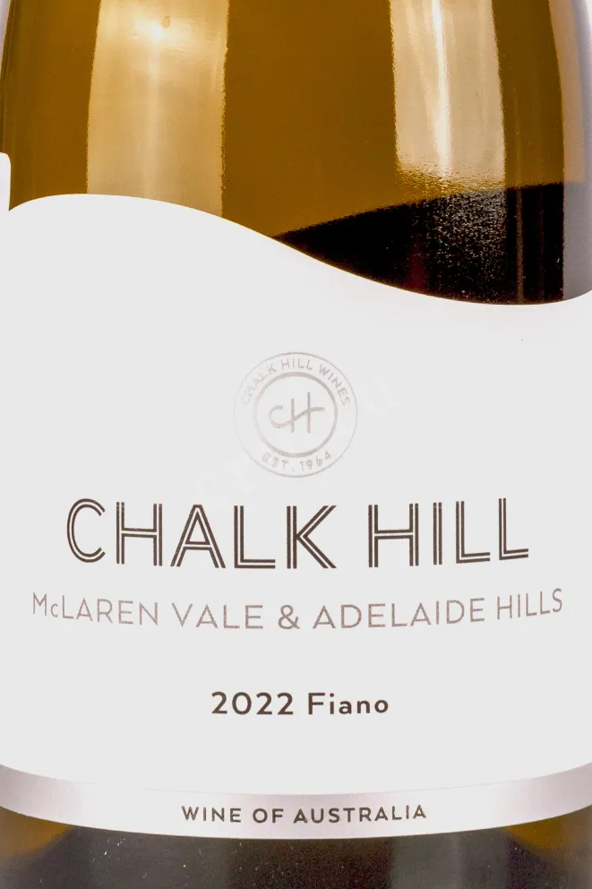 Этикетка Chalk Hill Fiano 2022 0.75 л