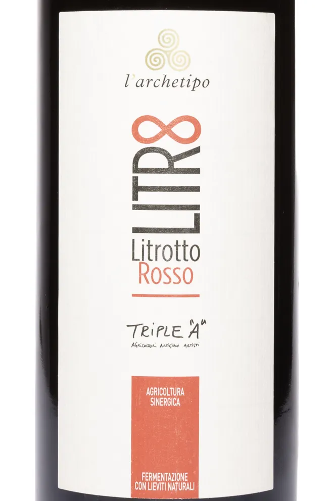 Этикетка L'Archetipo Litrotto Rosso 2020 1 л
