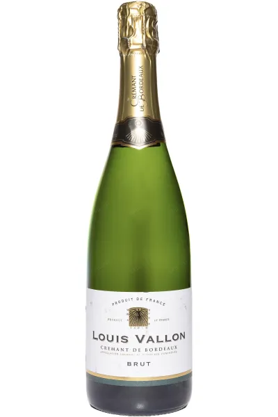 Игристое вино Louis Vallon Cremant de Bordeaux Brut 2023 0.75 л