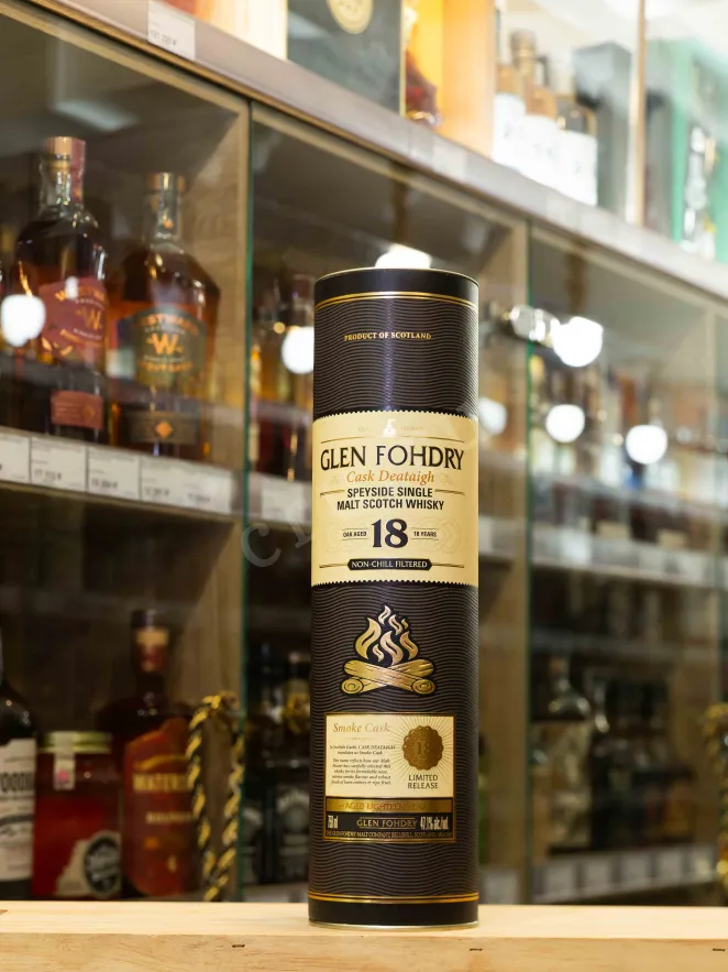 В магазине Крю Профи Glen Fohdry 18 year smoke cask in tube 0.7 л