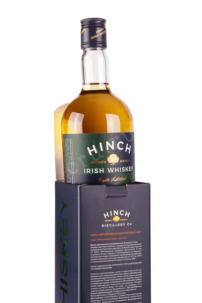 В подарочной коробке Hinch Irish Distillers Cut 3 years in gift box 0.7 л