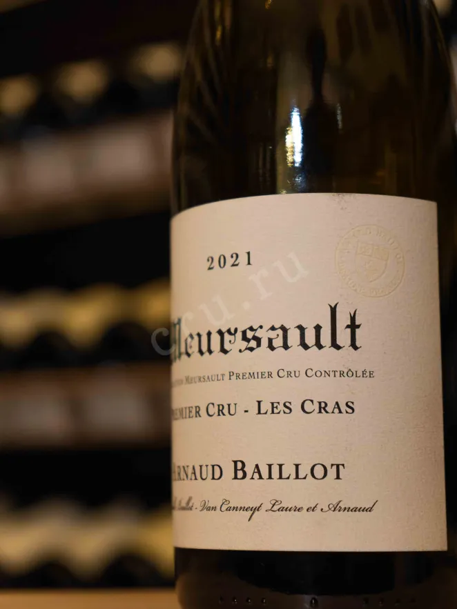 В магазине Крю Профи Arnaud Baillot Meursault Les Cras Premier Cru 2021 0.75 л