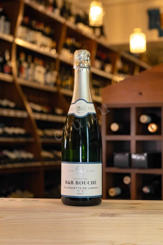 В магазине Крю Профи Domaine B&B Bouche Blanquette de Limoux Brut 2023 0.75 л