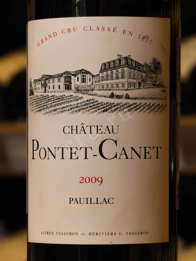 В магазине Крю Профи Chateau Pontet-Canet Pauillac Grand Cru Classe 2009 0.75 л