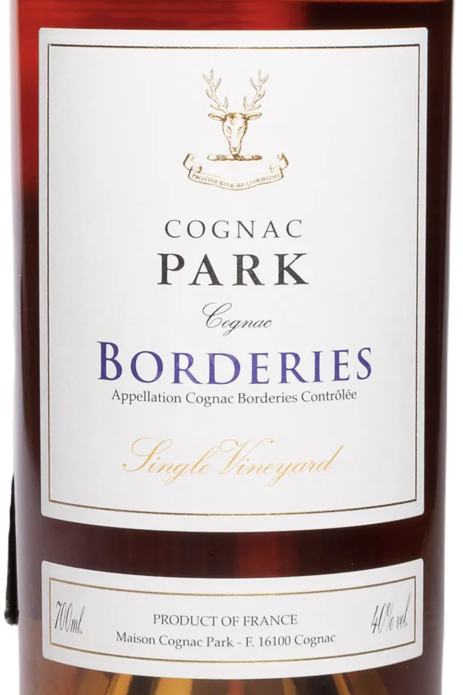 Этикетка Park Borderies Single Vineyard in wooden box 0.7 л