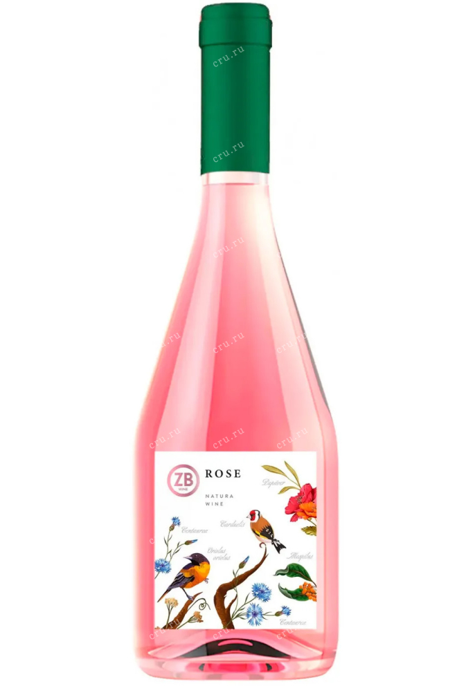 Вино ЗБ вайн Натура Розе 2021 0.75 л